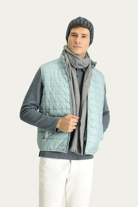 Bulut Mavi Kapitone Şişme Spor Yelek