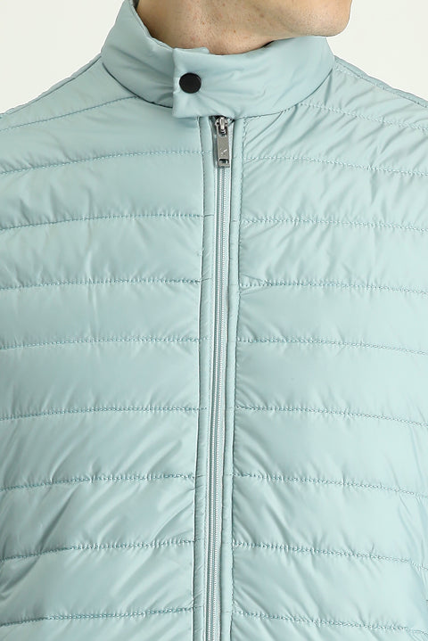 Bulut Mavi Kapitone Şişme Spor Yelek