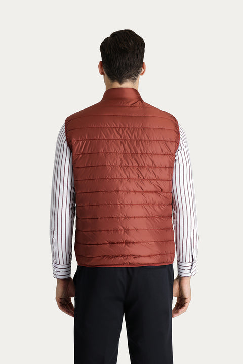 Kiremit Kapitone Şişme Spor Yelek