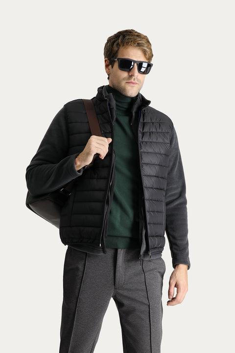 Siyah Kapitone Şişme Yelek