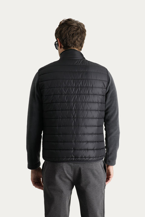 Siyah Kapitone Şişme Yelek