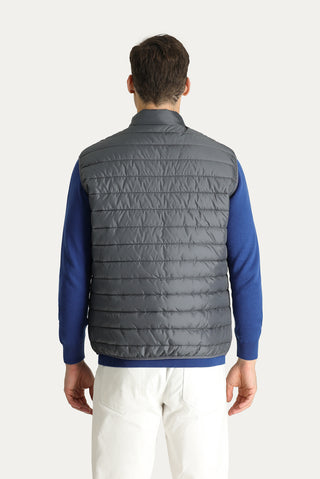  Koyu Füme Kapitone Şişme Yelek