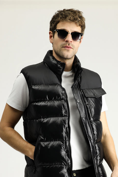 Siyah Şişme Spor Yelek