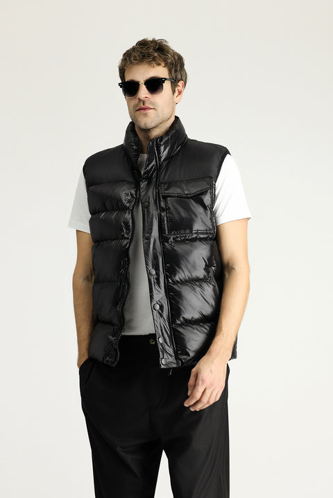 Siyah Şişme Spor Yelek