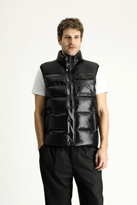 Siyah Şişme Spor Yelek