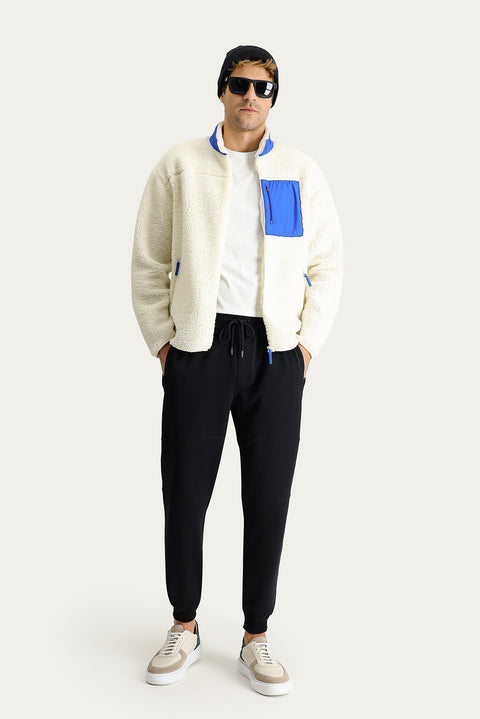 Koyu Lacivert Slim Fit Dar Kesim Pamuklu Sweatpant / Eşofman