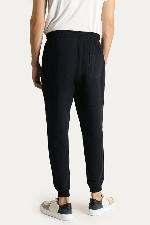 Koyu Lacivert Slim Fit Dar Kesim Pamuklu Sweatpant / Eşofman