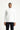 Beyaz Balıkçı Yaka Slim Fit Dar Kesim Pamuklu Sweatshirt