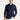 Koyu Lacivert Polo Yaka Regular Fit Nakışlı Pamuk Sweatshirt