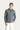Koyu Mavi  Polo Yaka Nakışlı Sweatshirt