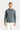 Koyu Mavi  Polo Yaka Nakışlı Sweatshirt