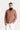 Kiremit Polo Yaka Nakışlı Sweatshirt