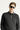 Koyu Antrasit Polo Yaka Desenli Nakışlı Sweatshirt
