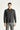 Orta Anrasit Melanj Polo Yaka Regular Fit Desenli Nakışlı Sweatshirt