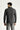 Orta Anrasit Melanj Polo Yaka Regular Fit Desenli Nakışlı Sweatshirt