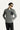 Orta Gri Melanj Yarım Fermuarlı Polar Sweatshirt