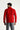Bayrak Kırmızı Yarım Fermuarlı Polar Sweatshirt