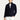 Koyu Lacivert Bato Yaka Regular Fit Fermuarlı Nakışlı Polar Sweatshirt