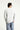 Açık Gri Melanj Bisiklet Yaka Baskılı Sweatshirt