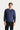 İndigo Bisiklet Yaka Regular Fit Nakışlı Pamuklu Sweatshirt