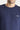 İndigo Bisiklet Yaka Regular Fit Nakışlı Pamuklu Sweatshirt