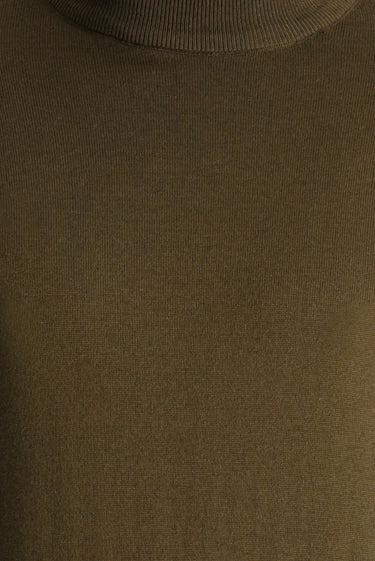 Orta Vizon Yarım Balıkçı Yaka Slim Fit Dar Kesim Pamuklu Triko Kazak