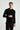 Siyah Polo Yaka Slim Fit Dar Kesim Triko Kazak