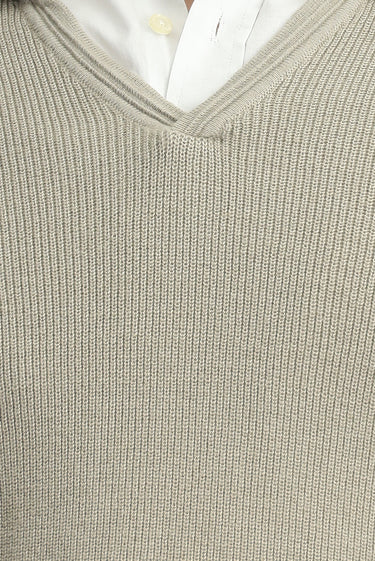 Orta Vizon Polo Yaka Slim Fit Dar Kesim Desenli Pamuklu Yünlü Triko Kazak