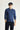 İndigo Polo Yaka Slim Fit Dar Kesim Desenli Yünlü Triko Kazak