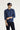 İndigo Polo Yaka Slim Fit Dar Kesim Desenli Yünlü Triko Kazak