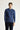 İndigo Polo Yaka Slim Fit Dar Kesim Desenli Yünlü Triko Kazak