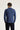 İndigo Polo Yaka Slim Fit Dar Kesim Desenli Yünlü Triko Kazak