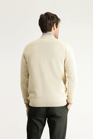  Taş Yarım Balıkçı Yaka Slim Fit Dar Kesim Desenli Yünlü Pamuklu Triko Kazak