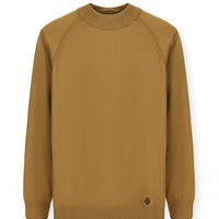 Camel Yarım Balıkçı Yaka Slim Fit Dar Kesim Pamuklu Triko Kazak