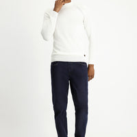 Ekru Yarım Balıkçı Yaka Slim Fit Dar Kesim Pamuklu Triko Kazak