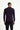 Koyu Mor Yarım Balıkçı Yaka Slim Fit Dar Kesim Pamuklu Triko Kazak