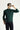 Koyu Petrol Yarım Balıkçı Yaka Slim Fit Dar Kesim Desenli Triko Kazak