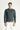 Orta Gri Yarım Balıkçı Yaka Slim Fit Dar Kesim Desenli Triko Kazak