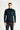 Koyu Lacivert Yarım Balıkçı Yaka Slim Fit Dar Kesim Desenli Triko Kazak