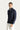 İndigo Yarım Balıkçı Yaka Slim Fit Dar Kesim Fermuarlı Dikişsiz Triko Kazak