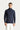 İndigo Yarım Balıkçı Yaka Slim Fit Dar Kesim Fermuarlı Dikişsiz Triko Kazak