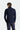 Koyu Lacivert Balıkçı Yaka Slim Fit Dar Kesim Desenli Triko Kazak