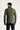 Orta Haki Balıkçı Yaka Slim Fit Dar Kesim Desenli Triko Kazak