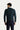 Koyu Lacivert Bisiklet Yaka Slim Fit Dar Kesim Desenli Triko Kazak