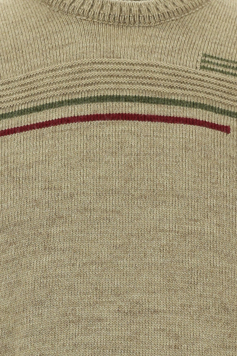 Orta Vizon Bisiklet Yaka Regular Fit Desenli Triko Kazak