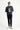 İndigo Bisiklet Yaka Slim Fit Dar Kesim Desenli Triko Kazak