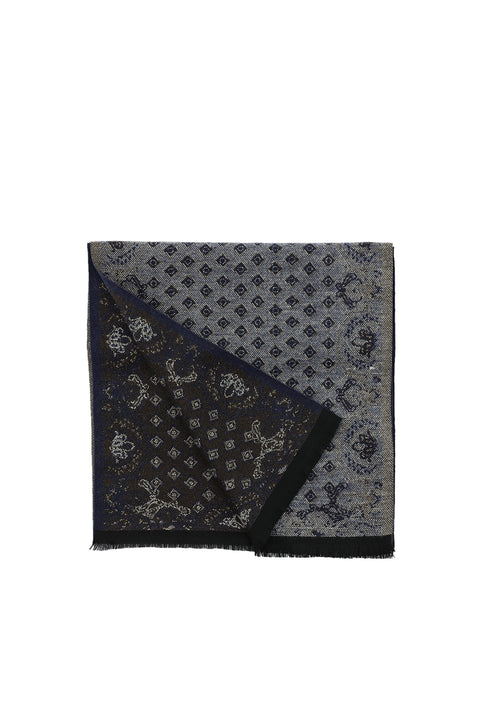 Açık Kahve  Çift Taraflı Desenli Atkı