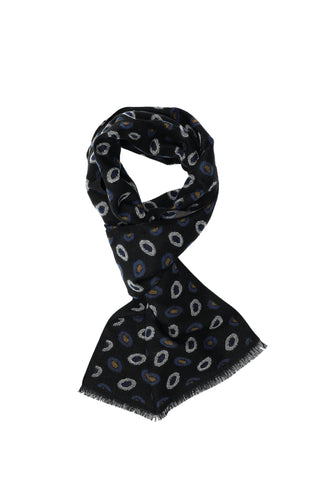  Koyu Lacivert Desenli Atk?-Ki??l?