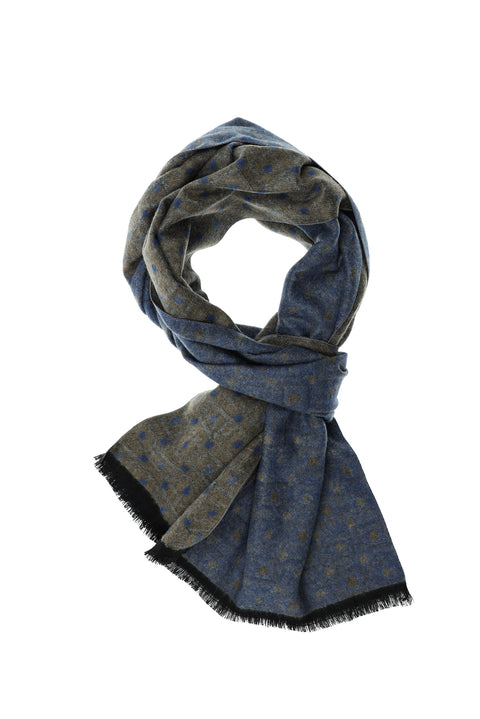 Orta Bej Desenli Atkı