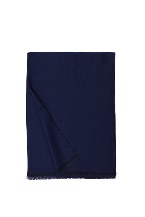 Koyu Lacivert Düz Atkı